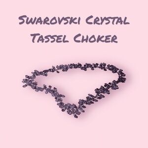Vintage Swarovski Crystal Tear Drop Choker